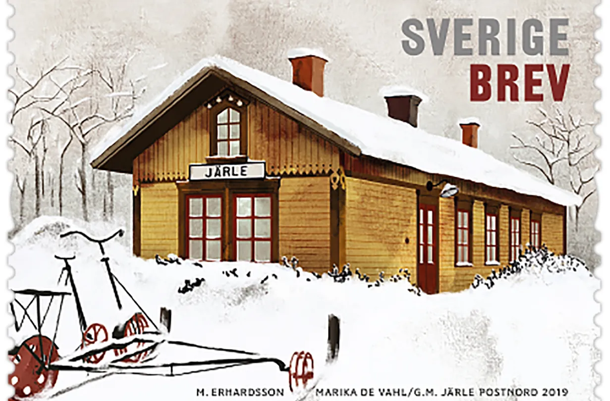 Frimärksutgåva Stationshus, 7 november 2019.
