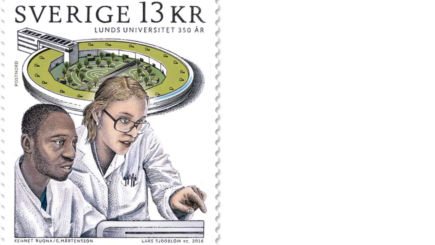 Frimärksutgåva 2016, Lunds universitet