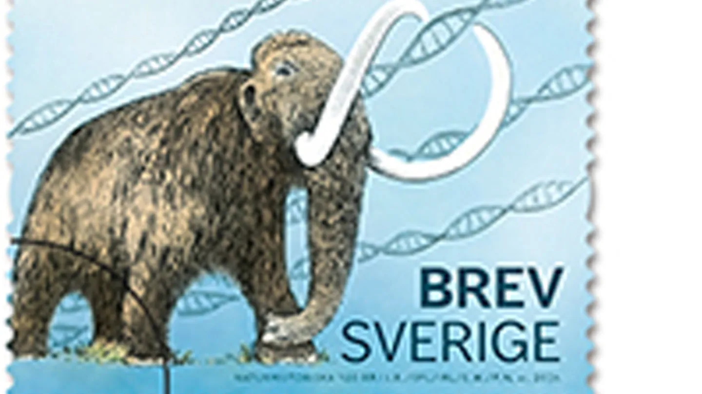 Frimärksugåva Naturhistoriska riksmuseet 100 år