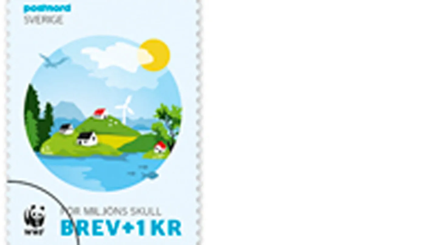 Välgörenhetsfrimärke 2015 - Världsnaturfonden WWF